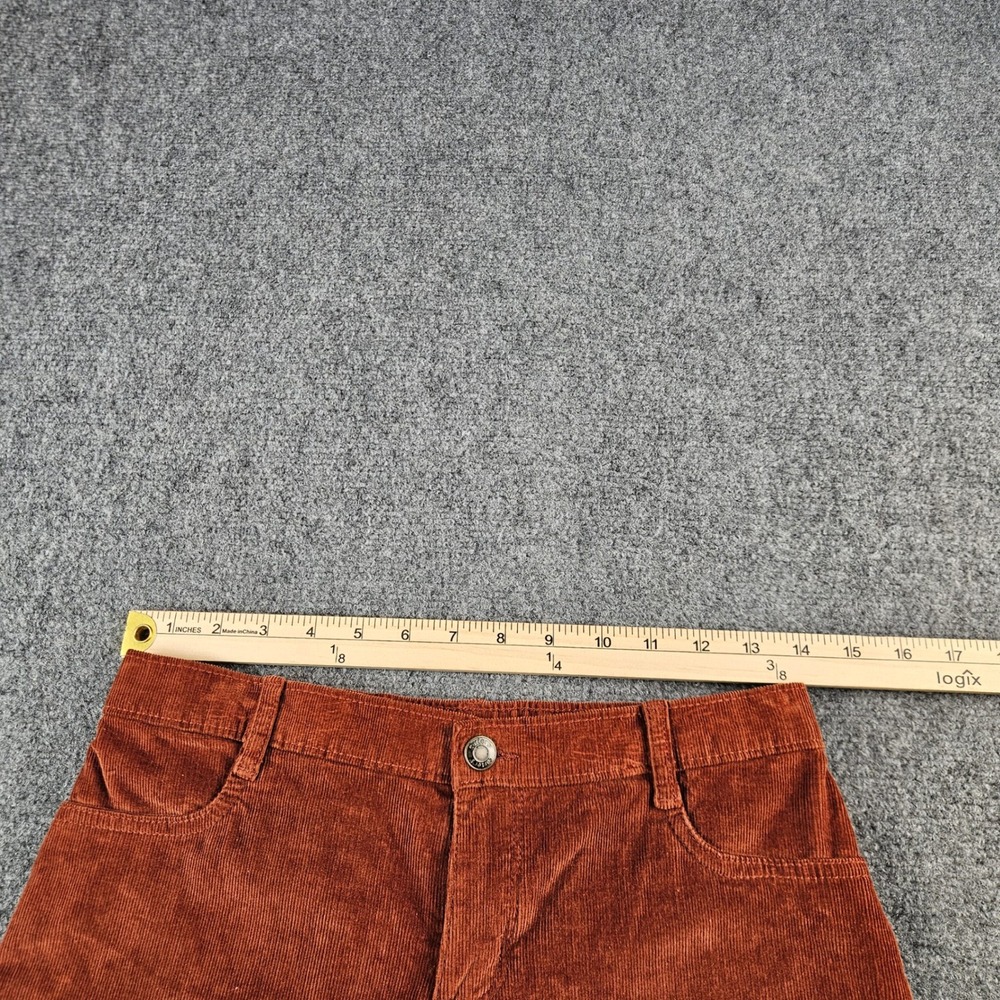 Carters Kid Girls Rust Orange Corduroy Flare Leg Pants Size 14 14A Stretch - Picture 3 of 7
